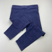Load image into Gallery viewer, Girls Mango, navy stretchy leggins, inside leg: 35cm, GUC, size 3,  