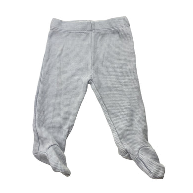 Unisex Baby Berry, waffle cotton footed leggings / bottoms, EUC, size 0000,  