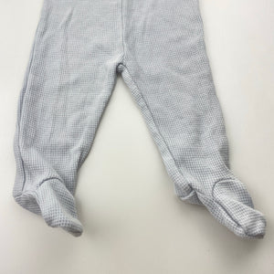 Unisex Baby Berry, waffle cotton footed leggings / bottoms, EUC, size 0000,  