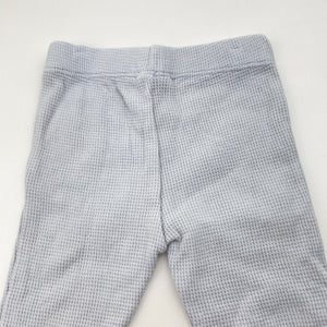 Unisex Baby Berry, waffle cotton footed leggings / bottoms, EUC, size 0000,  