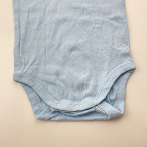 Unisex Anko, blue cotton singletsuit romper, EUC, size 0,  