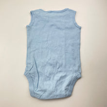 Load image into Gallery viewer, Unisex Anko, blue cotton singletsuit romper, EUC, size 0,  