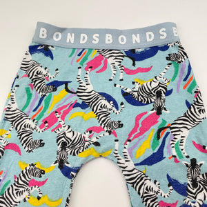 Girls Bonds, stretchy leggings / bottoms, zebras, FUC, size 1,  