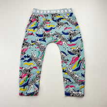 Load image into Gallery viewer, Girls Bonds, stretchy leggings / bottoms, zebras, FUC, size 1,  