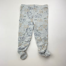 Load image into Gallery viewer, Unisex Anko, cotton footed leggings / bottoms, EUC, size 00,  