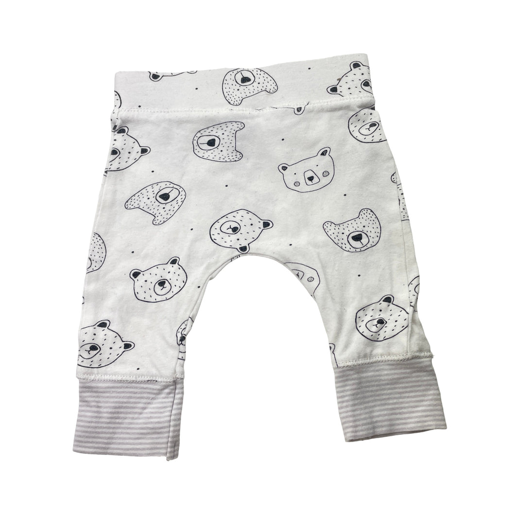 Unisex Cotton On, leggings / bottoms, bears, GUC, size 000,  