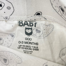 Load image into Gallery viewer, Unisex Cotton On, leggings / bottoms, bears, GUC, size 000,  