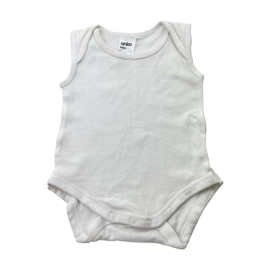 Unisex Anko, cotton singletsuit romper,, EUC, size 000,  