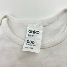 Load image into Gallery viewer, Unisex Anko, cotton singletsuit romper,, EUC, size 000,  