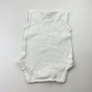 Unisex Anko, cotton singletsuit romper,, EUC, size 000,  