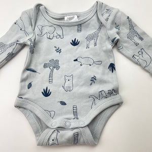 Unisex Anko, cotton bodysuit / romper, EUC, size 00000,  