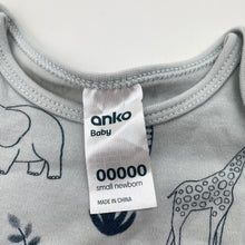 Load image into Gallery viewer, Unisex Anko, cotton bodysuit / romper, EUC, size 00000,  