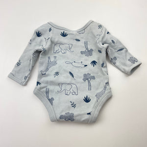 Unisex Anko, cotton bodysuit / romper, EUC, size 00000,  