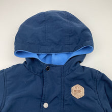 Load image into Gallery viewer, Boys Target, fleece-lined javket / coat, poppers, EUC, size 0,  