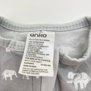 Unisex Anko, lightweight swaddle sleeping bag, GUC, size 000,  