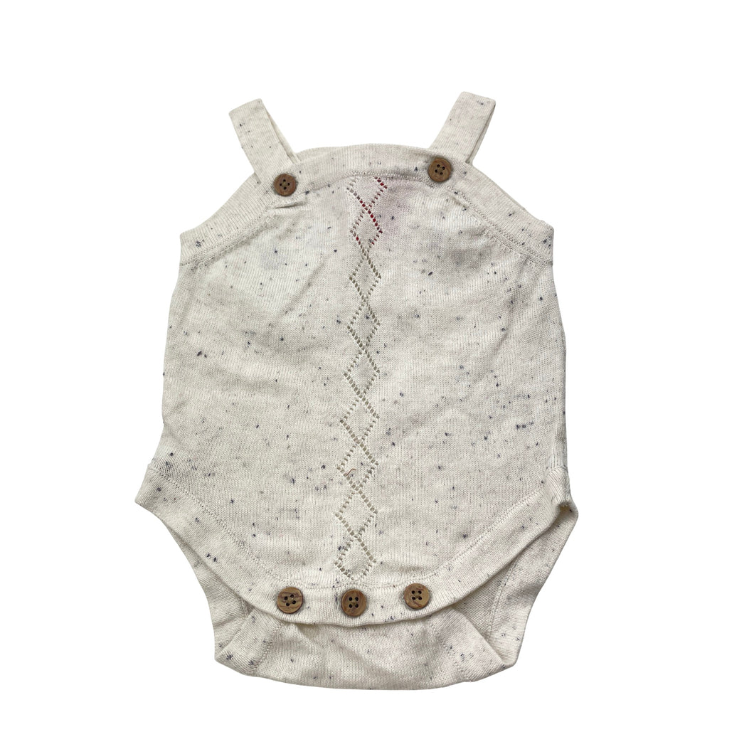 Girls Anko, lightweight knit romper, EUC, size 0000,  