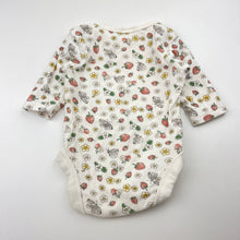 Load image into Gallery viewer, Girls Dymples, soft cotton bodysuit / romper, strawberries, EUC, size 0000,  
