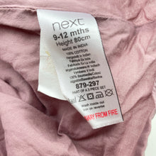 Load image into Gallery viewer, Girls Next, cotton-lined floral corduroy dress, EUC, size 0, L: 42cm