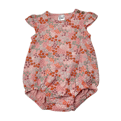 Girls Anko, floral bubble romper, EUC, size 000,  