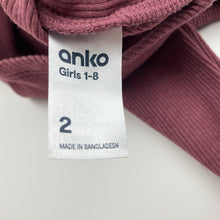 Load image into Gallery viewer, Girls Anko, ribbed stretchy bodysuit / romper, EUC, size 2,  