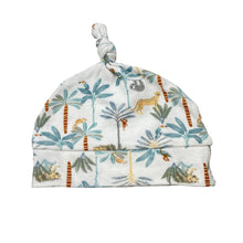 Load image into Gallery viewer, Unisex Anko, cotton hat / beanie, jungle animals, EUC, size 00000,  