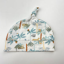 Load image into Gallery viewer, Unisex Anko, cotton hat / beanie, jungle animals, EUC, size 00000,  