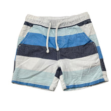 Load image into Gallery viewer, Boys Anko, striped cotton shorts, elasticated, GUC, size 2,  