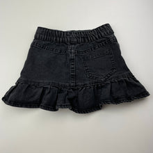 Load image into Gallery viewer, Girls Cotton On, stretch denim skirt, elasticated, GUC, size 1,  