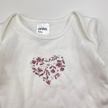Load image into Gallery viewer, Girls Anko, cotton bodysuit / romper, flowers, EUC, size 000,  