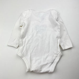 Girls Anko, cotton bodysuit / romper, flowers, EUC, size 000,  