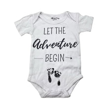 Load image into Gallery viewer, Unisex Letti and Penny, cotton bodysuit / romper, EUC, size 000,  