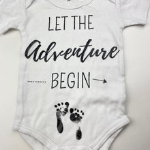 Load image into Gallery viewer, Unisex Letti and Penny, cotton bodysuit / romper, EUC, size 000,  