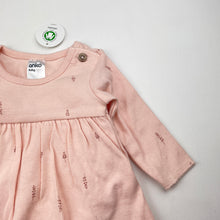 Load image into Gallery viewer, Girls Anko, stretchy organic cotton blend romper dress, NEW, size 0000,  