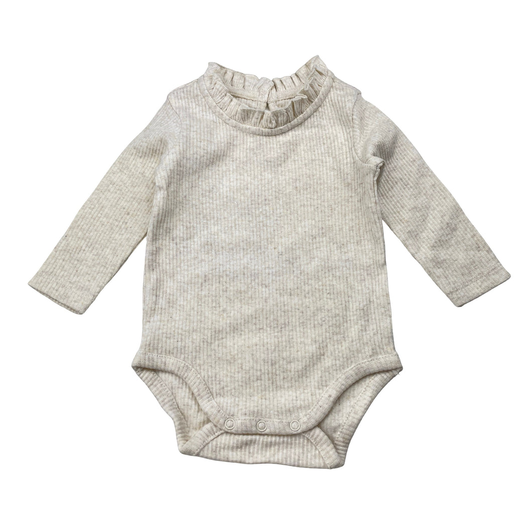 Girls Anko, ribbed stretchy bodysuit / romper, EUC, size 000,  