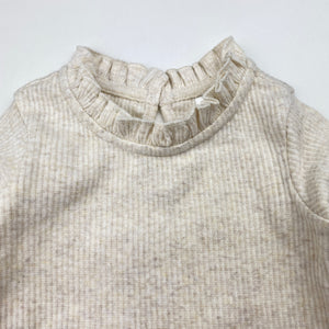 Girls Anko, ribbed stretchy bodysuit / romper, EUC, size 000,  