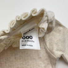 Load image into Gallery viewer, Girls Anko, ribbed stretchy bodysuit / romper, EUC, size 000,  