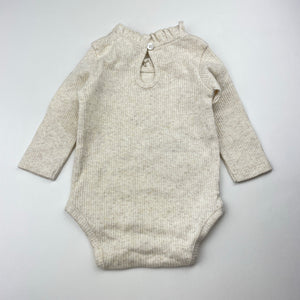 Girls Anko, ribbed stretchy bodysuit / romper, EUC, size 000,  