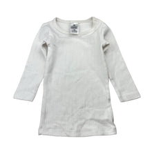 Load image into Gallery viewer, Girls Target, organic cotton blend pointelle top, EUC, size 00,  