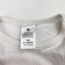 Load image into Gallery viewer, Girls Target, organic cotton blend pointelle top, EUC, size 00,  