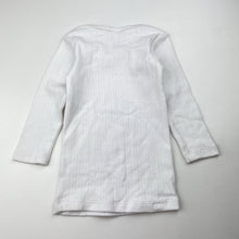 Load image into Gallery viewer, Girls Target, organic cotton blend pointelle top, EUC, size 00,  