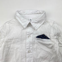 Load image into Gallery viewer, Boys Dymples, lightweight cotton long sleeve shirt, EUC, size 00,  