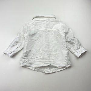 Boys Dymples, lightweight cotton long sleeve shirt, EUC, size 00,  