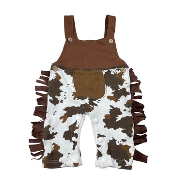 Unisex NYAN CAT, fringed cowboy overalls, EUC, size 0,  