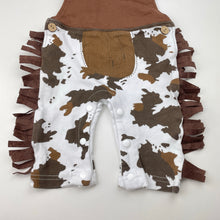 Load image into Gallery viewer, Unisex NYAN CAT, fringed cowboy overalls, EUC, size 0,  