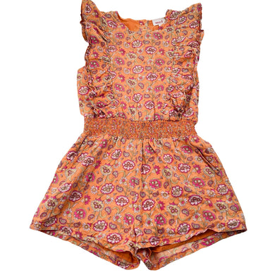 Girls Seed, lined lightweight cotton playsuit (wash fade), FUC, size 8,  