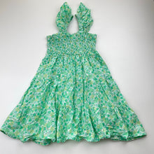 Load image into Gallery viewer, Girls Cotton On, lightweight floral cotton summer dress, GUC, size 5, L: 56cm