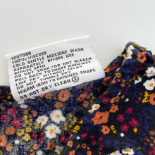 Load image into Gallery viewer, Girls Mango, floral viscose long sleeve dress, EUC, size 7, L: 62cm
