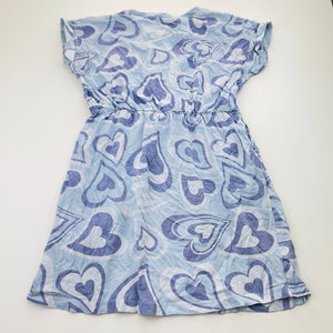 Girls Mango, cotton casual dress, GUC, size 12, L: 62cm