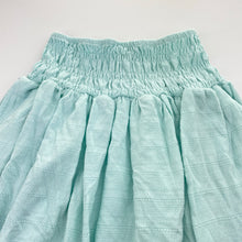 Load image into Gallery viewer, Girls blue, cotton skirt, elasticated, L:54cm, GUC, size 10,  
