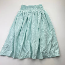 Load image into Gallery viewer, Girls blue, cotton skirt, elasticated, L:54cm, GUC, size 10,  